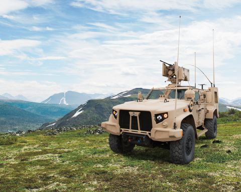 The Oshkosh JLTV delivers unprecedented off-road mobility and protection at an affordable price. (Photo: Business Wire)