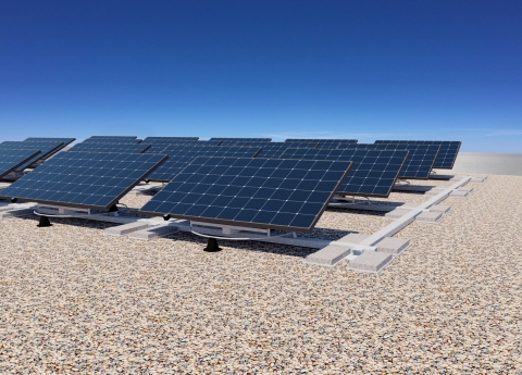 New PV Booster rooftop solar tracker (Photo: Business Wire)