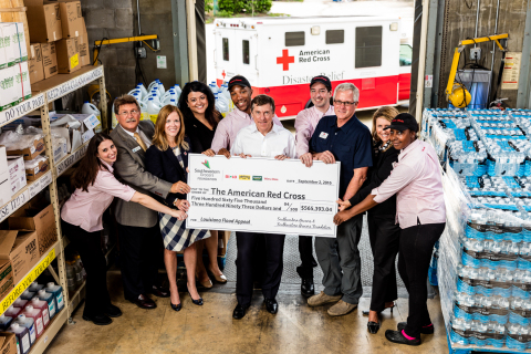 Southeastern Grocers partners with American Red Cross for a $565,393.04 donation benefiting Louisiana residents impacted by historic flood. (Photo: Business Wire)