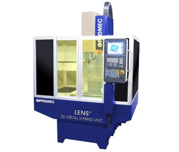The LENS Machine Tool Series integrates Optomec’s industry-proven, metal 3D printing technology into standard CNC machine tool platforms providing lower-cost, higher-value metal additive manufacturing and hybrid solutions. (Photo: Business Wire)