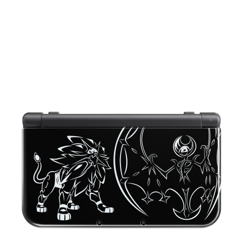 The limited-edition system sports a slick black color with both of the new Legendary Pokémon, Solgaleo and Lunala, gracing the cover. (Photo: Business Wire)