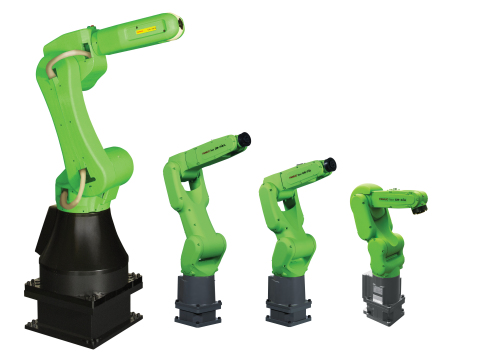 FANUC America Corporation introduced the new CR-4iA and CR-7iA table-top size collaborative robots, and demonstrated its CR-35iA heavy-payload collaborative robot at IMTS 2016. (Photo: Business Wire)