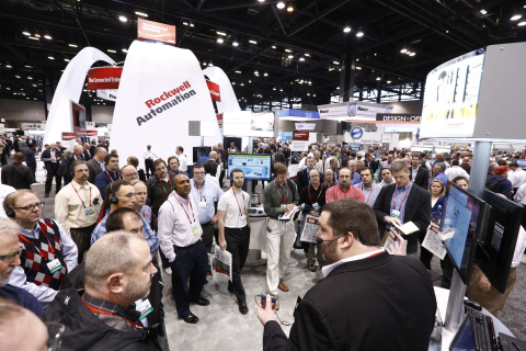 Attendees gather to learn about the latest automation products, solutions and technology at Automati ... 