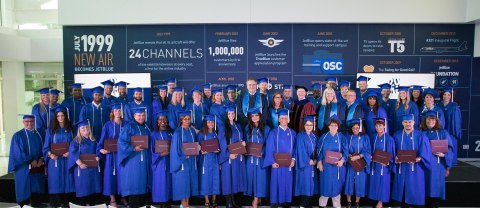 JetBlue celebrates the first graduates of its employer-sponsored college degree program - JetBlue Scholars. (Photo: Business Wire)