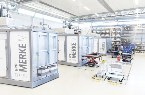 Applied Materials has invested in Norsk Titanium's state-of-the-art metal additive manufacturing factory of the future. (Photo: Business Wire)