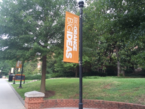 The University of Tennessee, Knoxville, IT department can deploy WiFi and security network cables using a centralized architecture that is concealable in lampposts and existing street works. (Photo: Business Wire)