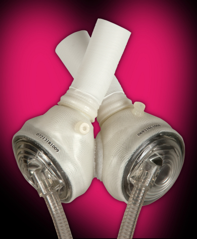 The 70cc SynCardia temporary Total Artificial Heart (TAH-t). (Photo: Business Wire)
