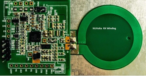 High-frequency wireless power receiver system with NU2500 (Photo: Business Wire)