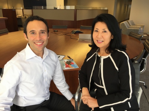 From left to right: Joe Cohen, Chief Communications Officer and Michiko Kurahashi, Chief Marketing Officer (Photo: Business Wire)