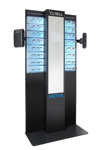 The Yuniku 3D scanning system is designed to be installed in opticians' shops, to take high-resolution scans of a customer's facial anatomy for fully 3D-tailored eyewear. (Photo credit: HOYA Vision Care)
