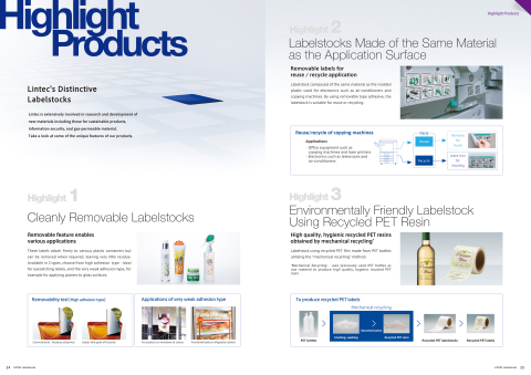 New English language version of the adhesive labelstocks catalogue now available for viewing and download (Graphic: Business Wire)
