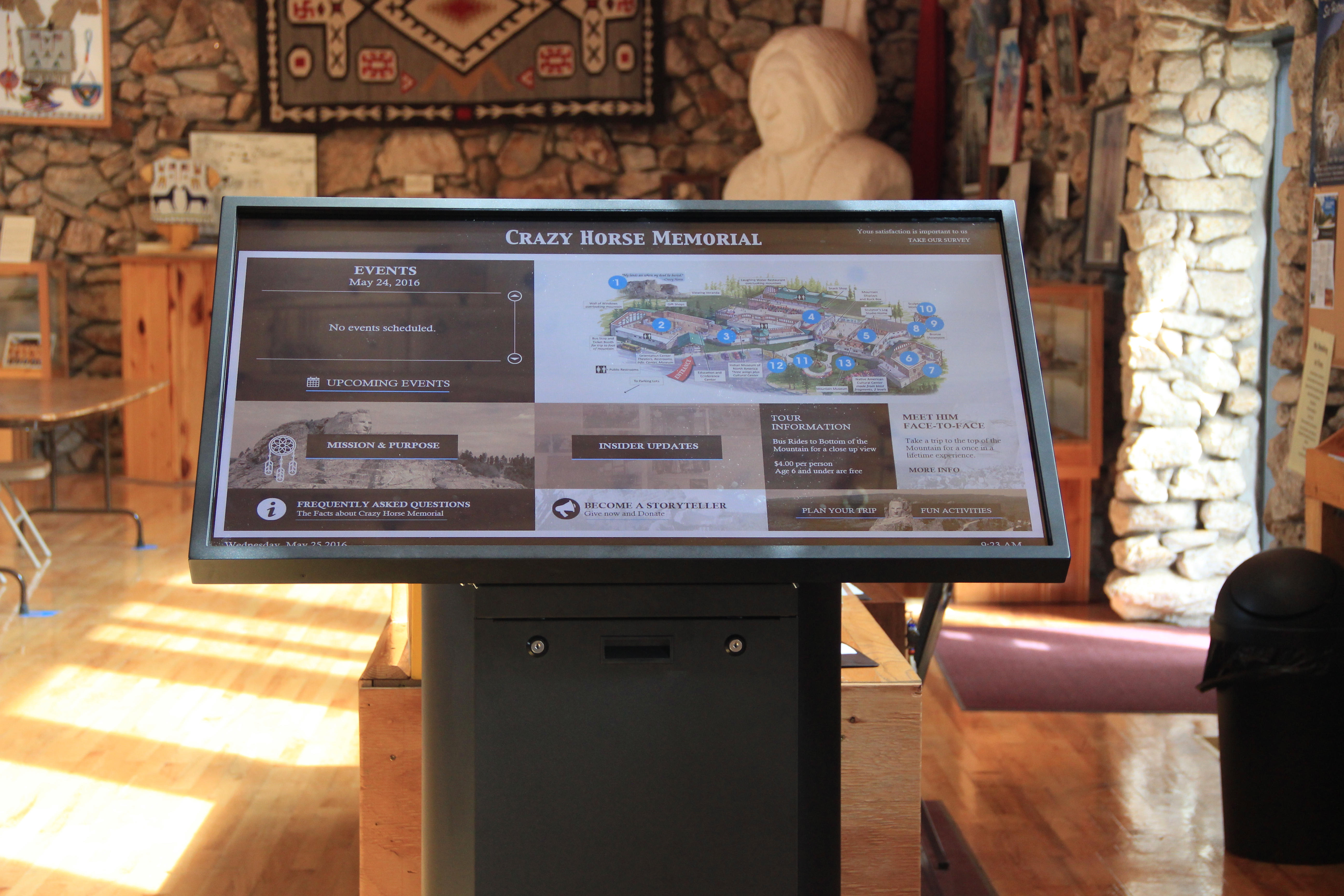 Toshiba Digital Signage Engages Visitors At Crazy Horse Memorial