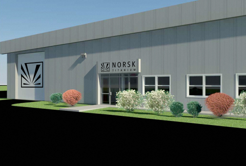 Norsk Titanium Funded Plattsburgh Demonstration & Qualification Center at 44 Martina Circle, Plattsburgh, New York 12901 (Graphic: Business Wire)