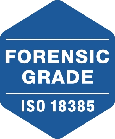 This logo will appear on products manufactured in alignment with the ISO 18385 standard. (Graphic: Business Wire)