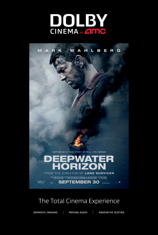 "Deepwater Horizon" opens in Dolby Cinema at AMC on September 30, 2016 (Graphic: Business Wire)