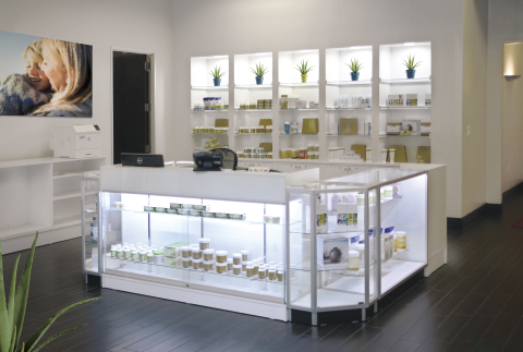 Mannatech's storefront, located at the corporate headquarters, is a one-stop shop for nutritional supplements, skincare products, essential oils and fat-loss products. (Photo: Business Wire)