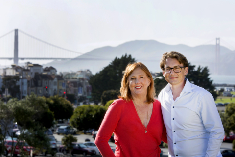 Barbara Bates, CEO, North America and Brendon Craigie, Global CEO at Hotwire PR celebrate the acquisition of Eastwick Communications to strengthen US presence. (Photo: Business Wire)