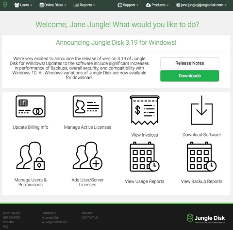 Jungle Disk announces a new version of its cloud backup software including increased backup and recovery speed. (Graphic: Business Wire)