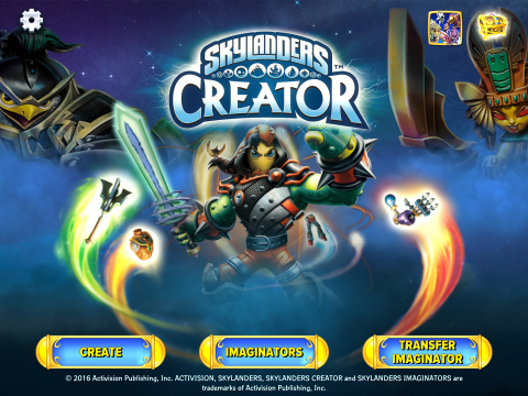 Skylanders™ Creator, a new free mobile app, offers Portal Masters a one-of-a-kind experience to create Imaginator characters on-the-go! Featuring the robust creation tools similar to those available in the console game, players can begin creating Imaginators from scratch – or players can magically transfer their created characters from the console game to the app using state-of-the-art audio technology. The app also lets players immortalize their Skylanders Imaginators creations in a variety of physical forms. (Graphic: Business Wire)