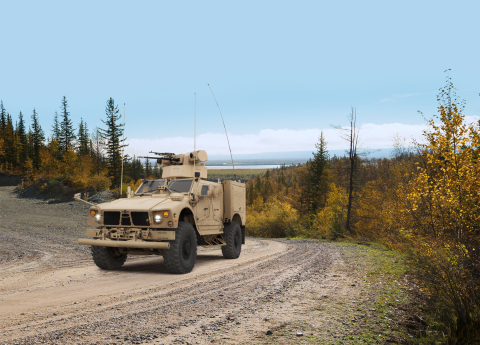 Oshkosh integrated advanced weapons, C4ISR suites into M-ATV to bring new capabilities to the mission. (Photo: Business Wire)