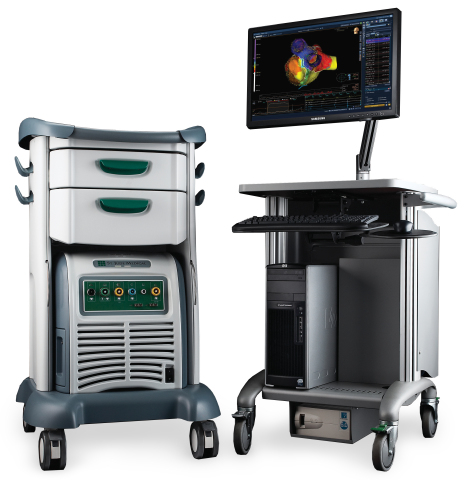 The St. Jude Medical™ EnSite Precision™ cardiac mapping system transforms procedures for patients with cardiac arrhythmias with intuitive automation, flexibility and accuracy. (Photo: St. Jude Medical, Inc.)