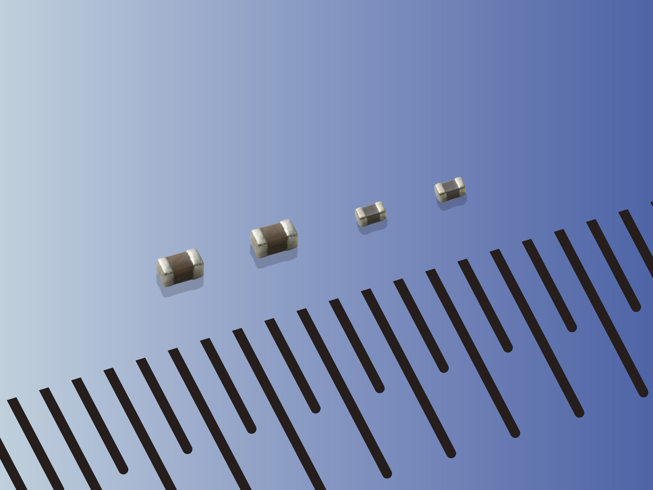 kyoceras new mlccs in 0201(left) and 01005 (right) with scale