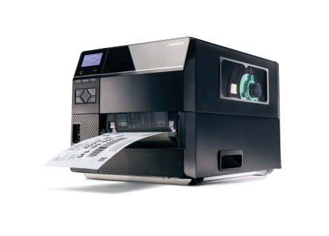 Toshiba Tec Corporation unveils its newly-developed, industrial label printer, B-EX6. The 6-inch width label printer implements Toshiba's state-of-the-art technology to help achieve elite performance with lower total cost of ownership. (Photo: Business Wire)
