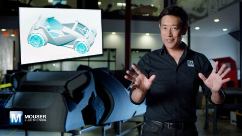 Mouser Electronics, Grant Imahara and Local Motors unveil the Essence of Autonomy "Fly Mode" project. To check out the cool new video and learn more about this exciting 3-D autonomous vehicle from the Empowering Innovation Together program, visit www.mouser.com/empowering-innovation. (Photo: Business Wire)