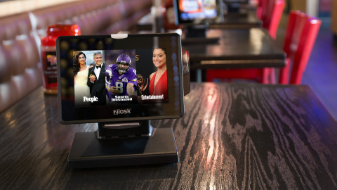 Time Inc.'s People, Sports Illustrated and Entertainment Weekly Will Be Syndicated Through Ziosk's Tableside Tablet, Now Located in 3,000 Restaurants Nationwide (Photo: Business Wire)