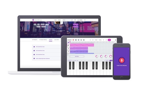 Soundtrap works on a multitude of devices across iOS, Android, Chromebook, Mac and Windows platforms (Photo: Business Wire)