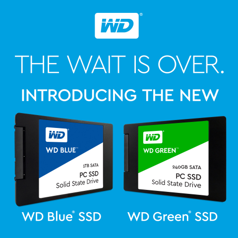 Sober Mange Sommetider Western Digital Introduces WD Blue and WD Green Solid State Drives |  Business Wire