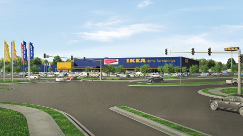 IKEA secures contractors for its future Jacksonville store, opening Fall 2017 as 5th store in Florida. (Graphic: Business Wire)