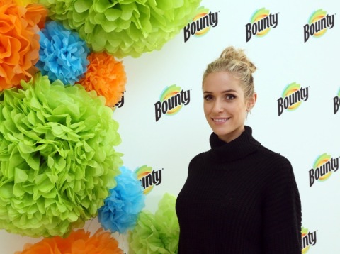 Bounty teams up with mother, designer and New York Times Best-selling author, Kristin Cavallari, to celebrate life's memorable first moments on Thursday, October 13, 2016 in New York. (Photo by Stuart Ramson/Invision for Bounty/AP Images)