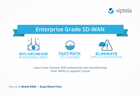 Viptela Wall Street Customer to Discuss Migration to SD-WAN at Gartner Symposium/ITxpo 2016 (Photo: Business Wire)