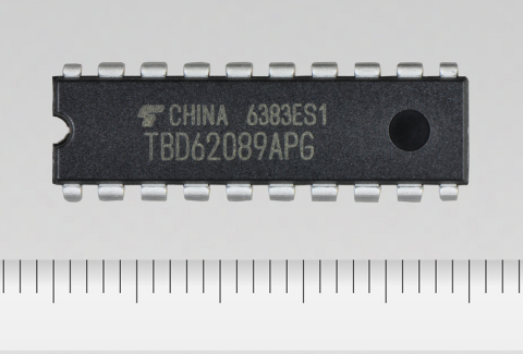 Toshiba: a new-generation transistor array "TBD62089APG" with D-type Flip Flop circuits that support a data storage function. (Photo: Business Wire)