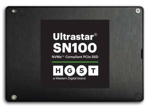 HGST-branded Ultrastar SN100 PCIe NVMe SSD is now certified for use with VMware environments (Photo: Business Wire)