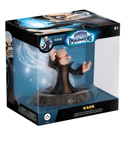 To celebrate the US launch of Skylanders Imaginators, fans will receive a free, fully-playable Kaos toy with purchase of a Starter Pack. Offer valid until Oct. 22. While supplies last. (Photo: Business Wire)