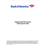 Q3 2016 Bank of America Supplemental Information