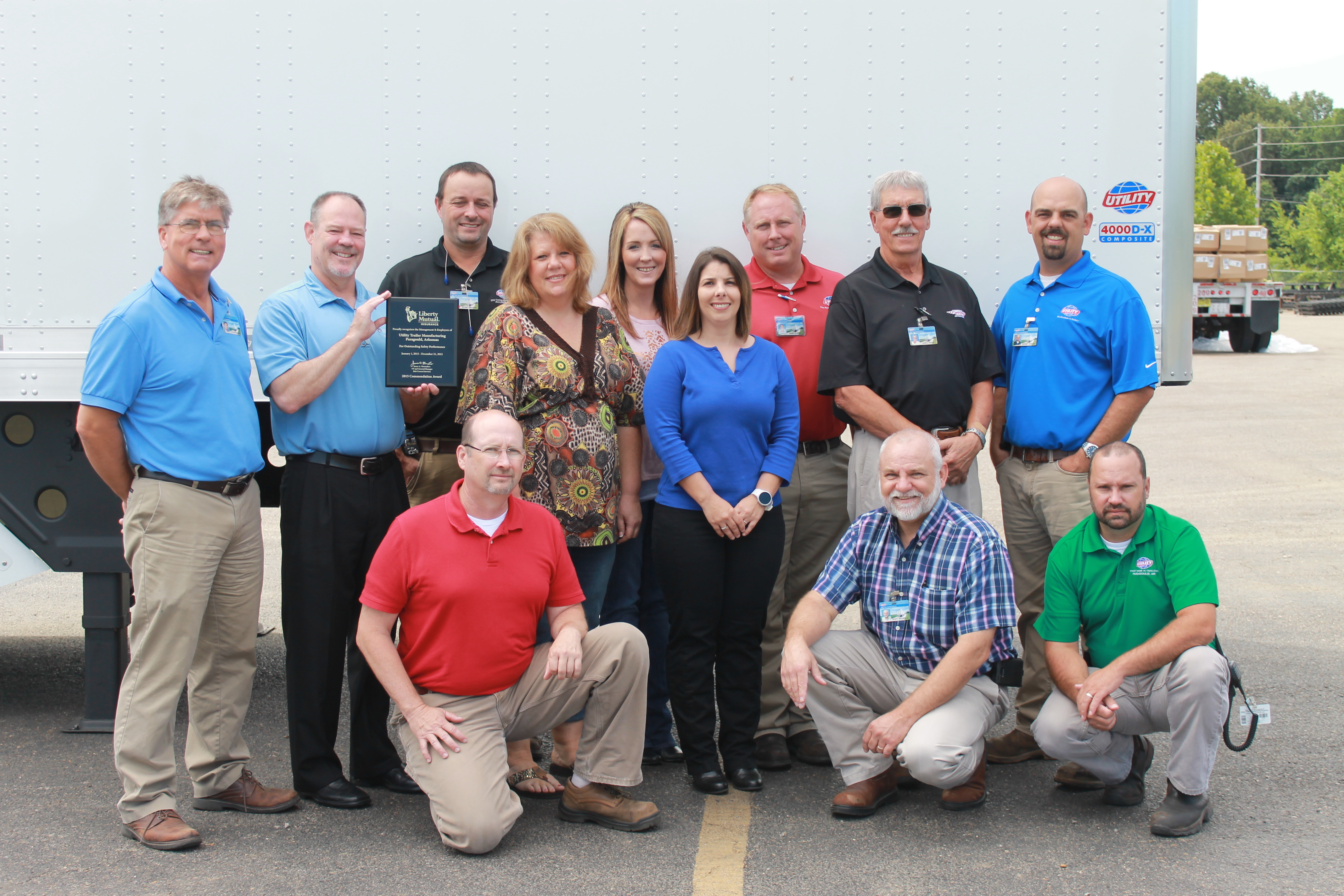 liberty mutual insurance recognizes utility's paragould