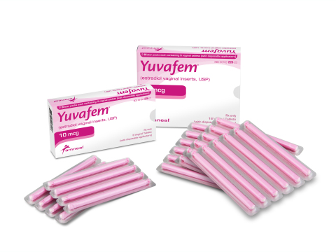 Amneal’s Yuvafem® vaginal inserts, the first-to-market generic for Vagifem® (Photo: Business Wire)