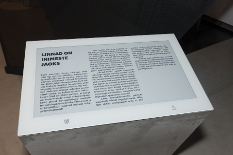 E Ink’s ePaper Signage Solutions Enhance the Learning Experience at the Estonian National Museum (Photo: Business Wire)