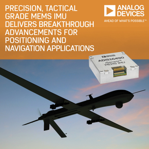 Precision Tactical Grade MEMS IMU Delivers Breakthrough System Level Advancements for Positioning and Navigation Applications (Photo: Business Wire)