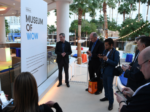 Hilton unveils Museum of Wow in Las Vegas on Oct. 18, 2016 to celebrate the launch of WowMakers, an initiative to celebrate meeting, event and travel professionals. (Denise Truscello /Getty Images for Hilton)