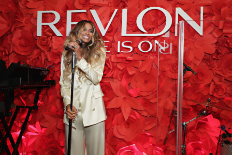 Revlon Brand Ambassador Ciara Performs on Stage at the RevlonXCiara Launch Event in New York City/Refinery Hotel (Photo: Business Wire)