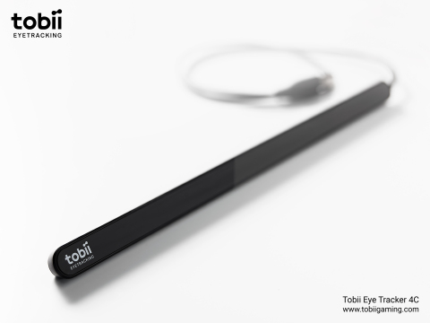 Tobii Eye Tracker 4C, Tobii's second generation gaming peripheral. (Photo: Business Wire)