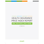 eHealth's Health Insurance Price Index Report for the 2016 Open Enrollment Period