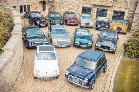 The Twelve-Car "Jewels in the Crown" Collection at the upcoming Silverstone NEC Classic Auction (Photo: Business Wire)