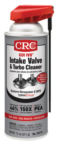 GDI IVD Intake Valve & Turbo Cleaner de CRC Industries debutará en las ferias AAPEX y SEMA 2016