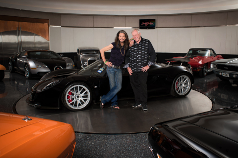 Rock and Roll Hall of Fame inductee and four-time Grammy winner Steven Tyler to sell an extremely rare Hennessey Venom GT Spyder to benefit Janie’s Fund at Barrett-Jackson’s 46th Annual Scottsdale Auction in January 2017 (Photo: Business Wire)