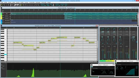 CYBER SONG MAN with VOCALOID4 Editor (Graphic: Business Wire)